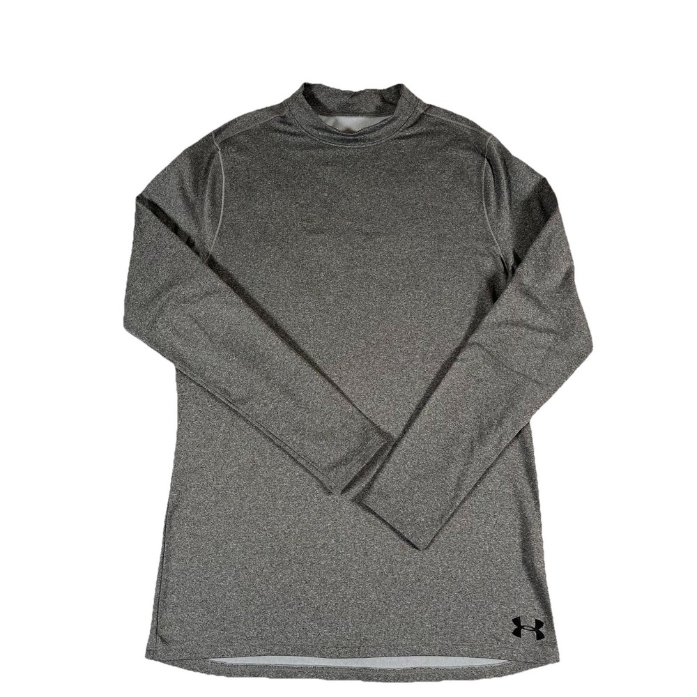 Under Armour 1320805 ColdGear Fitted Mock‎ Neck Long Sleeve Shirt Men's L